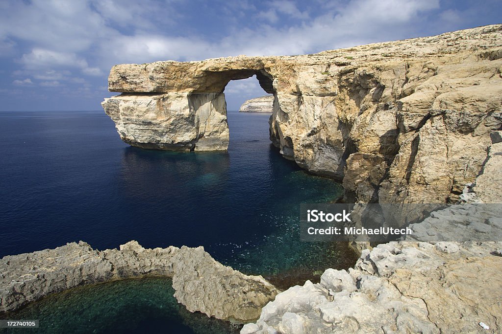 Janela Azure, Gozo - Royalty-free Alto - Descrição Física Foto de stock