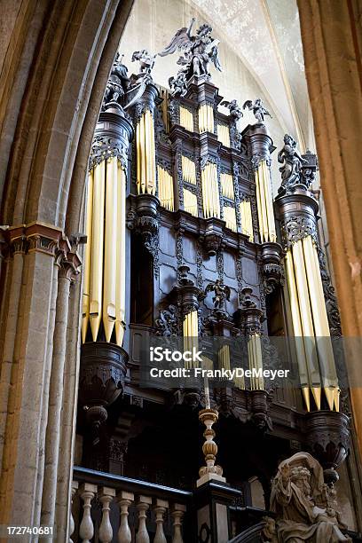 Organ In Our Ladys Cathedral Antwerpen Stockfoto und mehr Bilder von Architektur - Architektur, Bauwerk, Belgien