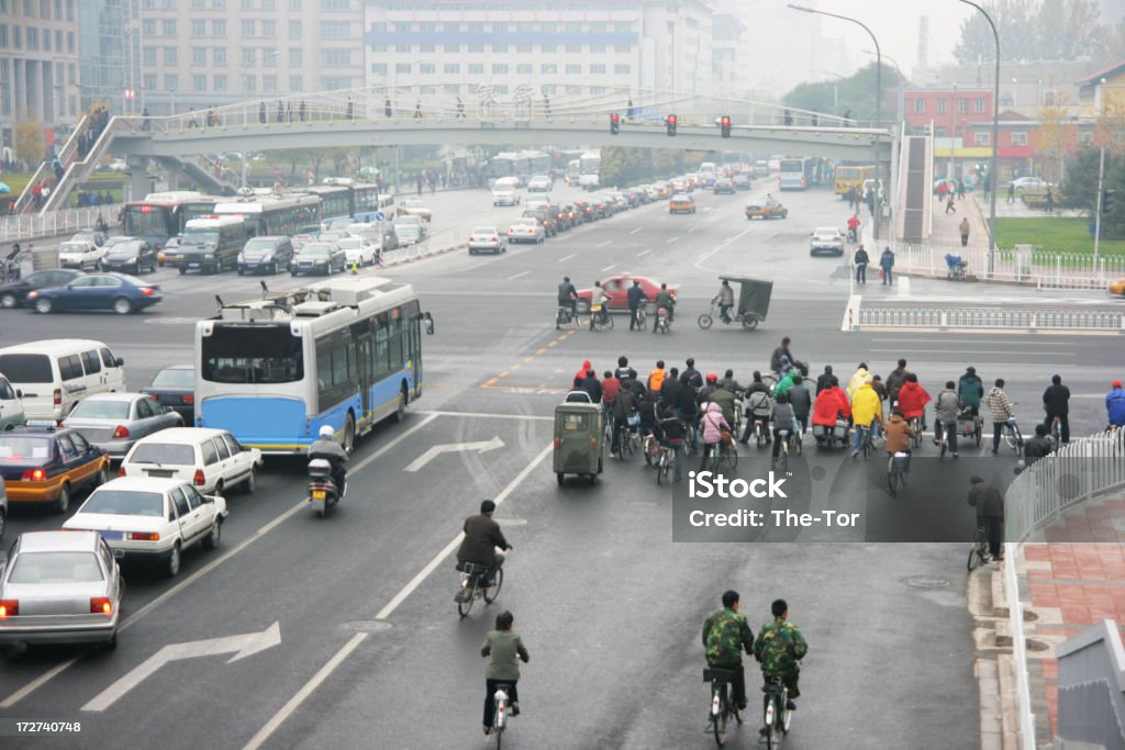 Traffico cinese - Foto stock royalty-free di Pechino