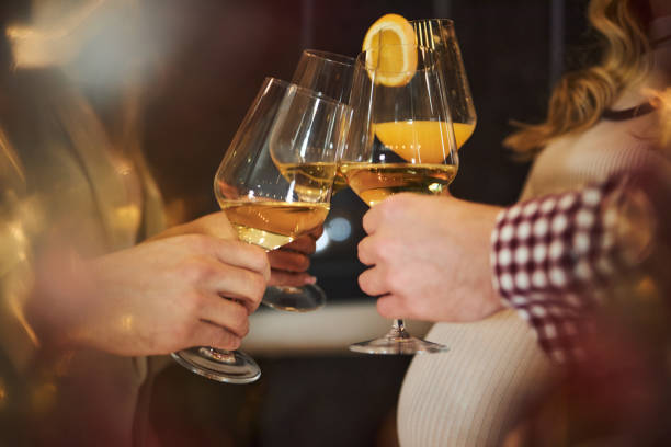 istock Celebratory toast between young people 1727413351