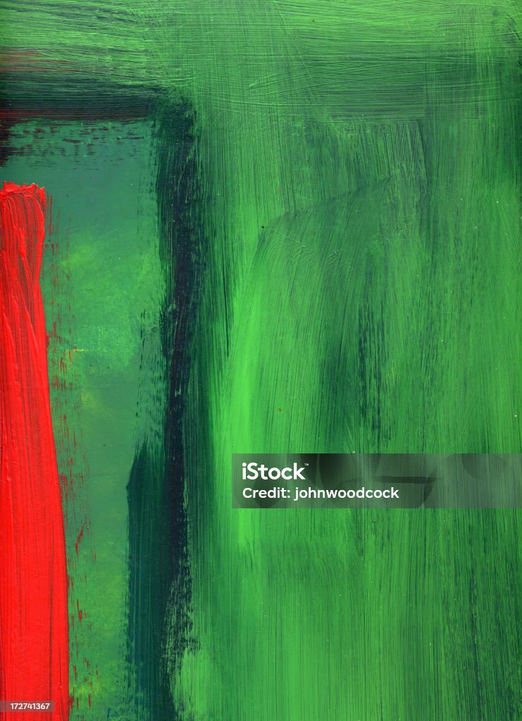 Verde e vermelha. - Royalty-free Arte Moderna Ilustração de stock
