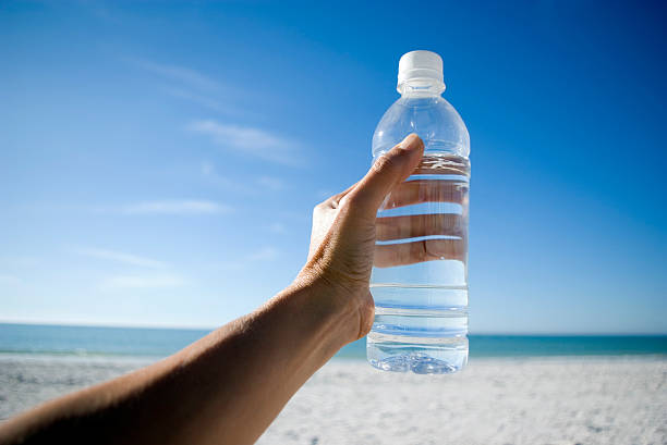 Water bottle stock photo