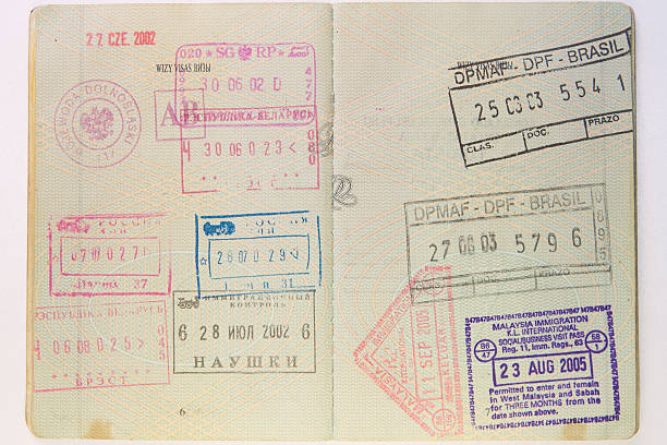Cuban passport open on a white background, isolated, cut-out.