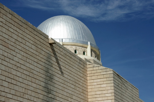 the silver dome of the mosque at Mahdia in Tunisia