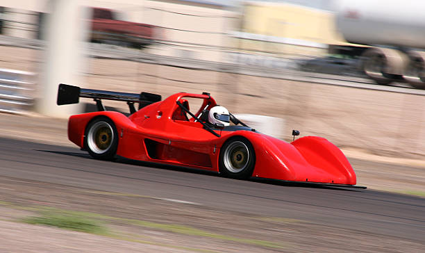 istock Red Race Car with Motion Blur 172741770