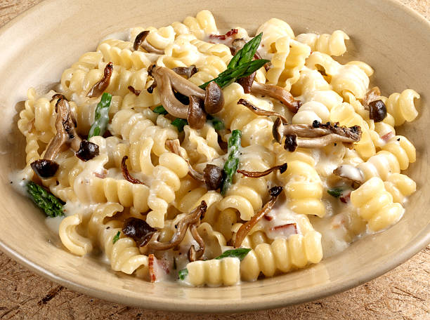 Pasta with Mushrooms stock photo