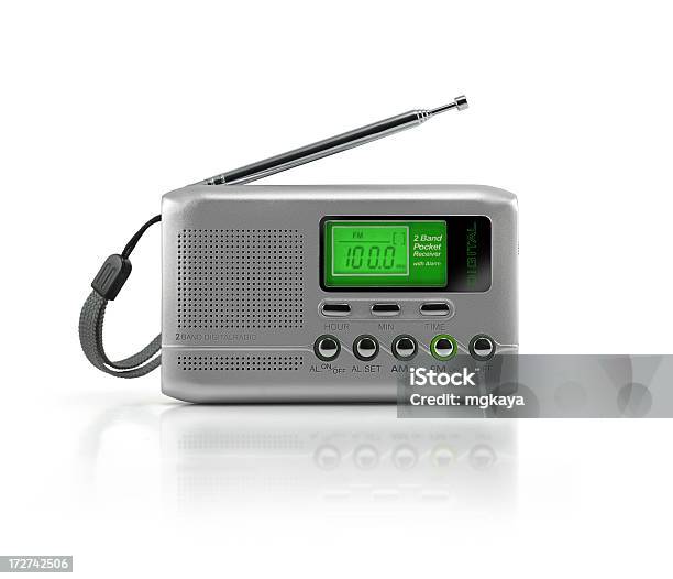 Rádio Rádio Digital - Fotografias de stock e mais imagens de Figura para recortar - Figura para recortar, Fundo Branco, Rádio - Aparelhagem de Áudio