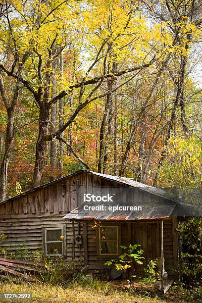 Edad En La Cabaña De Madera Foto de stock y más banco de imágenes de Abandonado - Abandonado, Aire libre, Appalachia