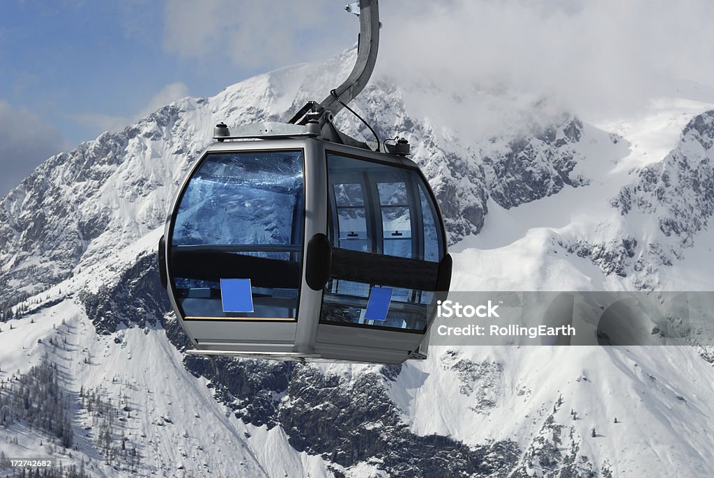 Mountain Cable Car - Lizenzfrei Seilbahn Stock-Foto