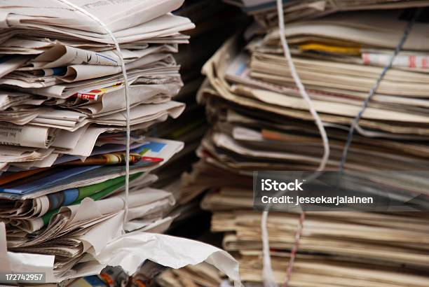 Recycled Paper Stock Photo - Download Image Now - Close-up, Concepts, Copy Space