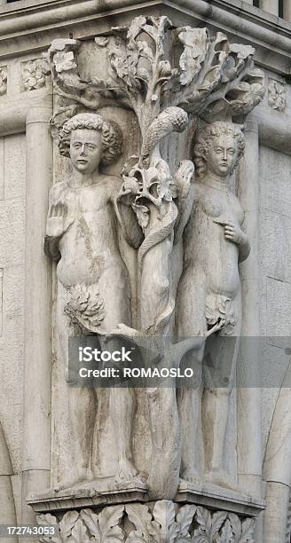 Adão E Eva No Palácio Ducal - Fotografias de stock e mais imagens de Adam - Figura bíblica - Adam - Figura bíblica, Adulto, Antigo