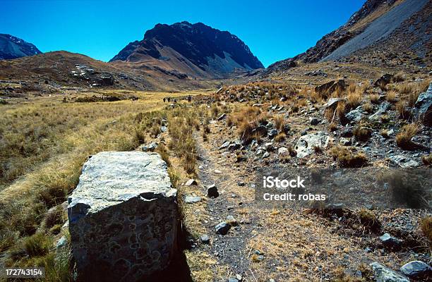 Ther Cordillera Blanca Stock Photo - Download Image Now - Andes, Barren, Boulder - Rock