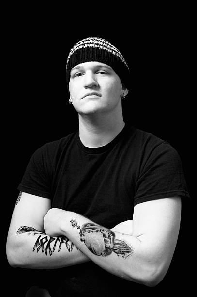 istock Don't Mess With Me Toughguy Strong Mean Dangerous Gang Member 172743250