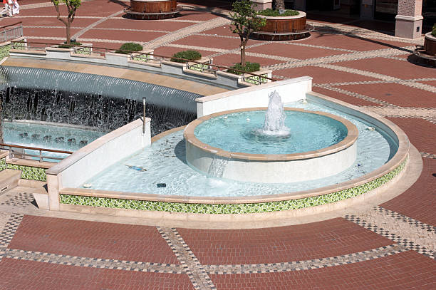 istock Water fountain at the mall 172743485