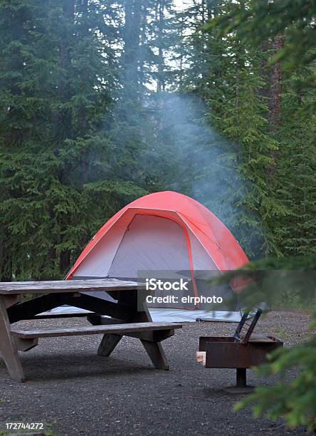 Campsite Stock Photo - Download Image Now - Alberta, Backgrounds, Banff National Park