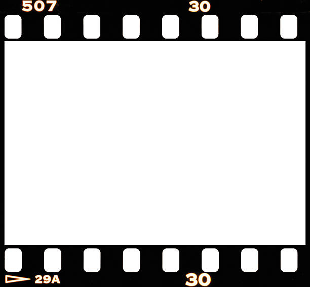 istock REAL Blank 35mm film frame 172744279