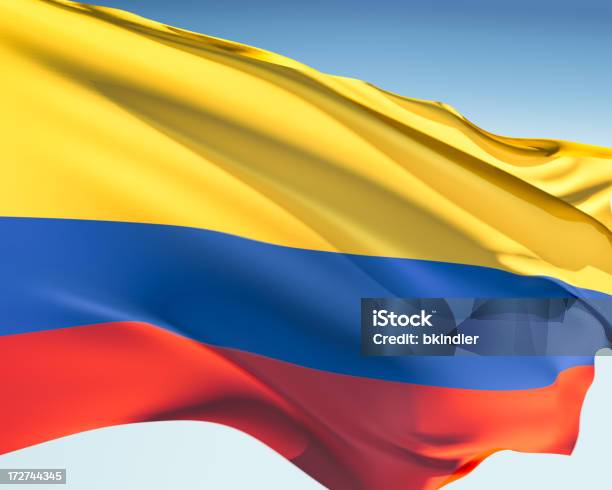 콜롬비아 플래깅 0명에 대한 스톡 사진 및 기타 이미지 - 0명, 국기, 기