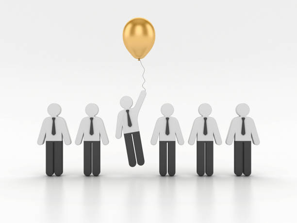istock Pictogram People Teamwork with Balloon 1727443635