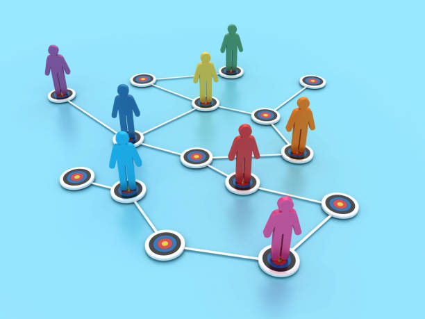 istock Pictogram People Teamwork with Targets 1727444767