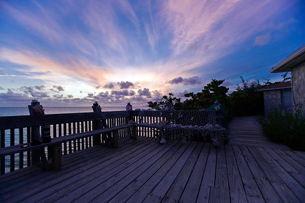 istock Sunrise of the ocean deck 172744598