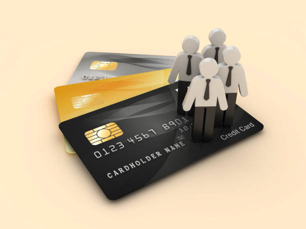 istock Pictogram People with Credit Card 1727452013