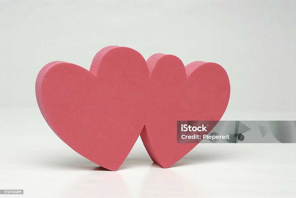 Espuma corações angulado - Royalty-free Amor Foto de stock