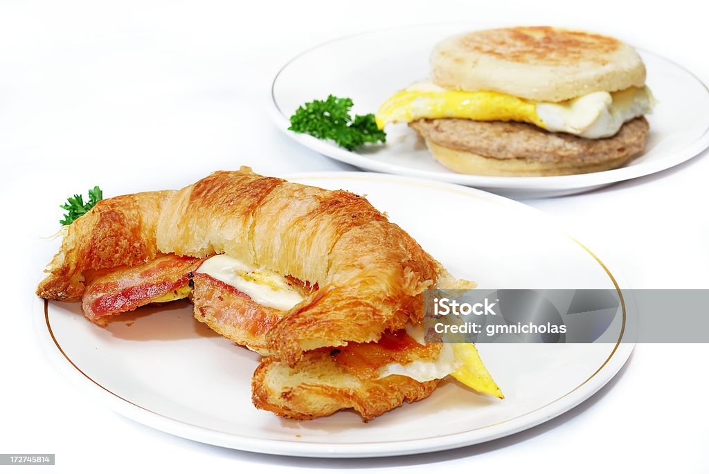 Breakfast Breakfast sandwiches Sandwich Stock Photo