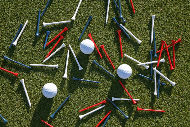 Red,White And Blue On The Green
