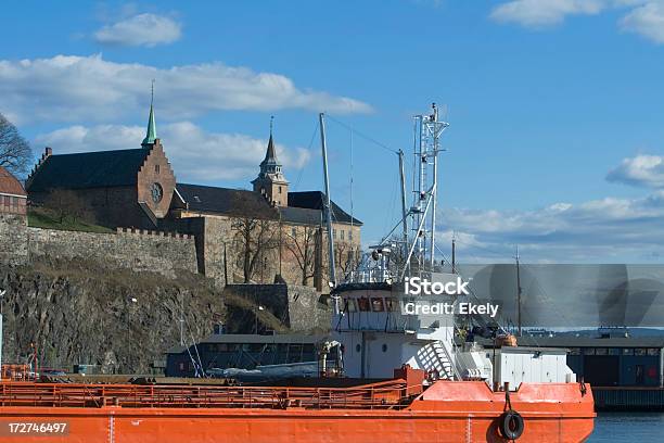 Akershus Форт В Осло — стоковые фотографии и другие картинки Архитектура - Архитектура, Башня, Без людей