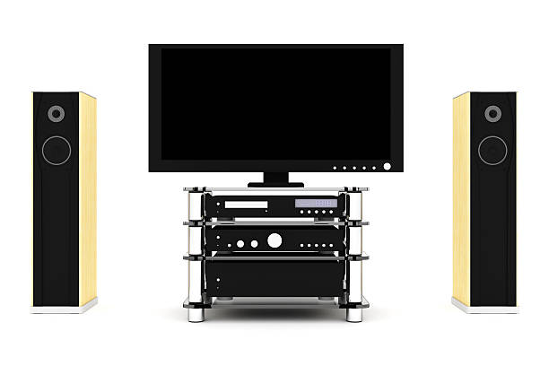 Home Cinema. Home Cinema- 3d rendering. dvd player stock pictures, royalty-free photos & images