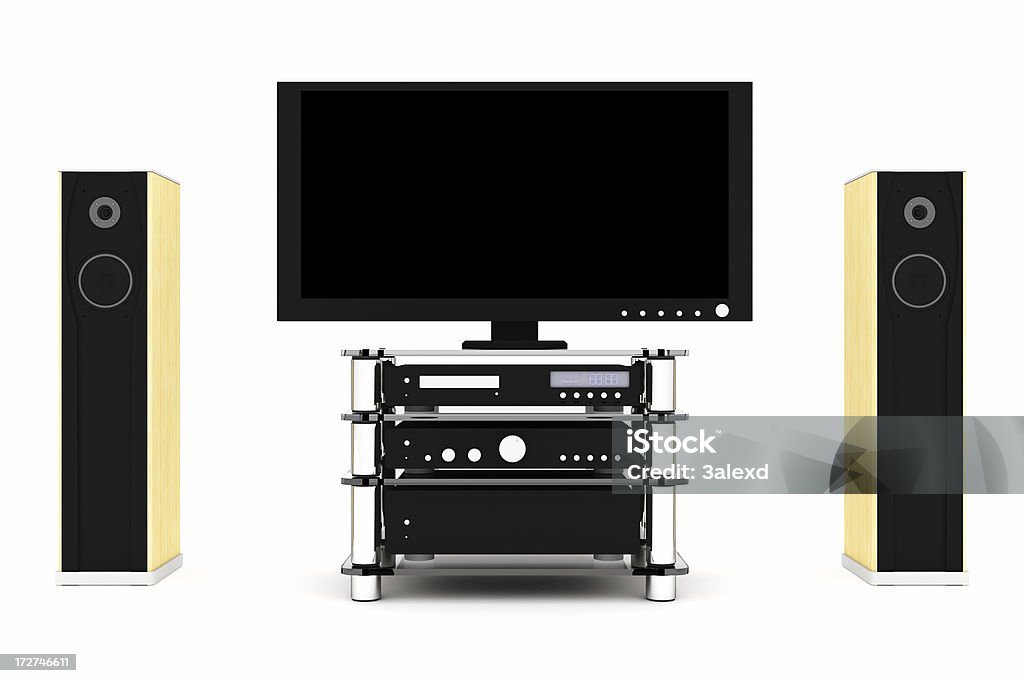 Cinema em casa. - Foto de stock de Caixa de Som royalty-free