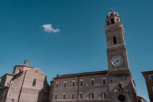 One of the symbols of Macerata is the high Civic Tower with its astronomical clock, the pride of the city. This, in addition to the time, measures the phases of the moon and the positions of the planets