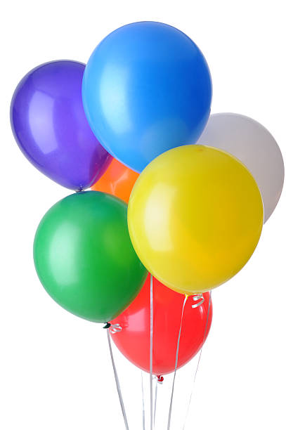 istock Colored Helium Balloons Isolated on White Background 172747058