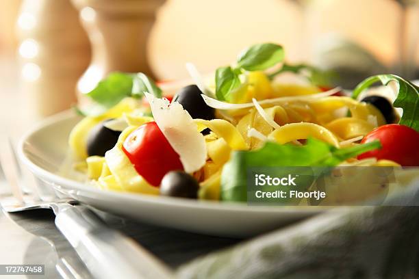 Italiano Imagens Tagliatelle Vegetariana - Fotografias de stock e mais imagens de Comida - Comida, Comida Pronta, Comida e Bebida