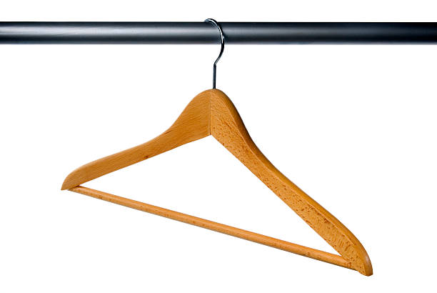 coat hanger stock photo