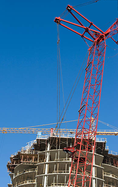 Construction site stock photo