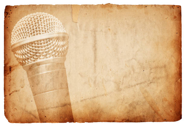 istock Isolated Microphone Paper XXXL 172747736