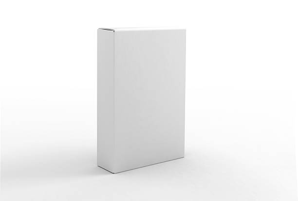 modèle de boîte vide - box white packaging blank photos et images de collection
