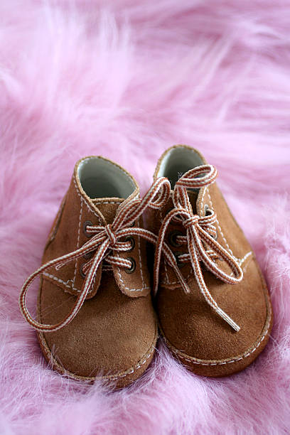 istock Baby leather shoes 172747957