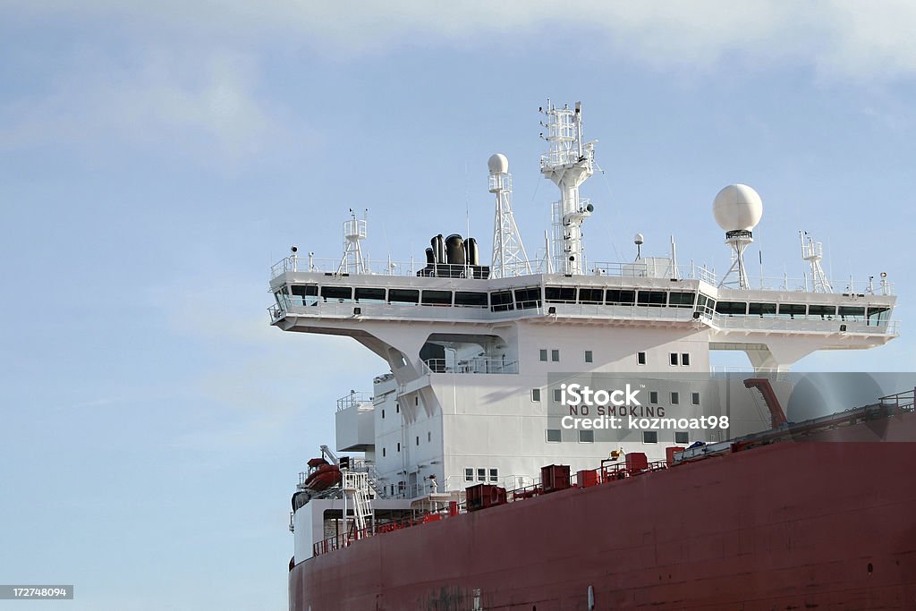 Los barcos superestructura - Foto de stock de Puente de mando libre de derechos