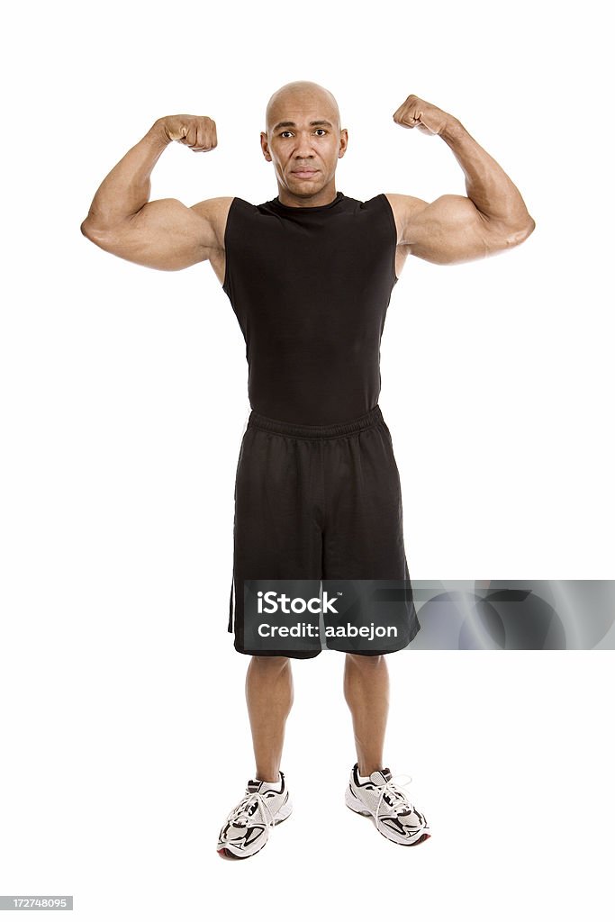 Physicall 착용감 - 로열티 프리 근육질 체격 스톡 사진
