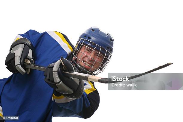 Hockey Player - zdjęcia stockowe i więcej obrazów Białe tło - Białe tło, Hokej na lodzie, Sport