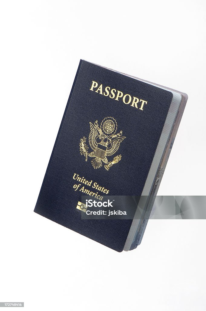 Die neue uns elektronisch-Passport - Lizenzfrei Adler Stock-Foto