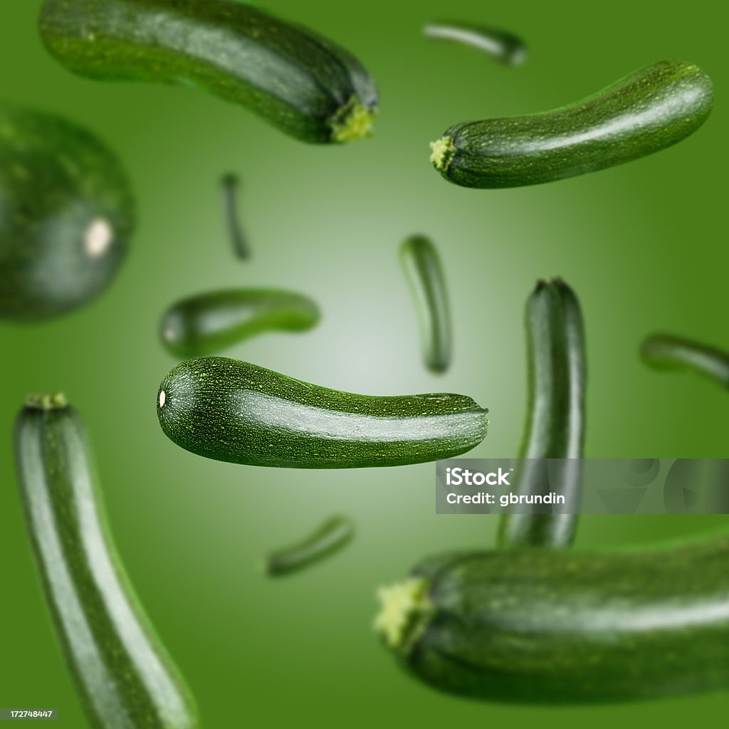 Zucchini-Explosion - Lizenzfrei Fliegen Stock-Foto