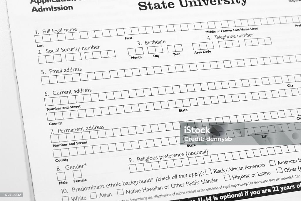 Formulários de inscrição - Foto de stock de Formulário de Aplicação royalty-free