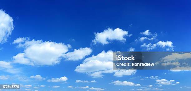 Xxxl Clear Blue Sky Panorama Stock Photo - Download Image Now - Sky, Blue, Cloud - Sky