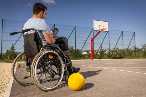 istock Wheelchair basketball player 1727495552