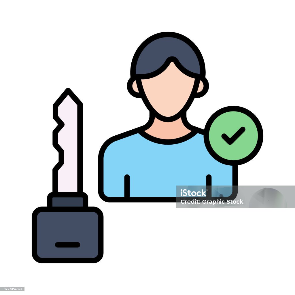 User Authentication Vector Design In Modern Style Ready For Premium Use ...