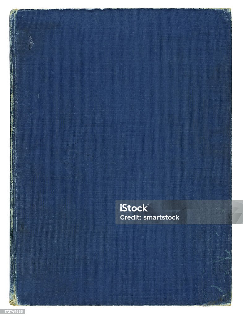 Vecchia Copertina libro XXL - Foto stock royalty-free di Blu