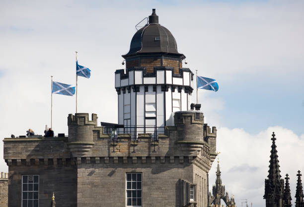 The Camera Obscura, Edinburgh. stock photo